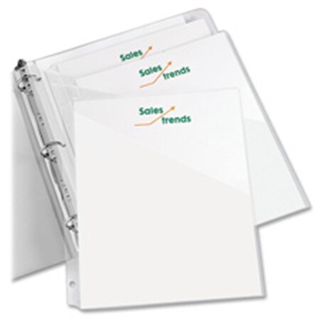 Workstation Binder Pockets; 3HP; Letter; 8.5 in. x 11 in.; Assorted, 5PK TH523711